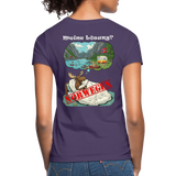Frauen T-Shirt Meine Lösung - Dunkellila