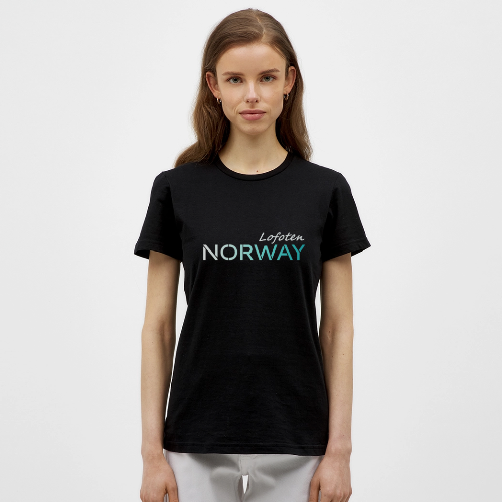Frauen LOFOTEN T-Shirt - Schwarz