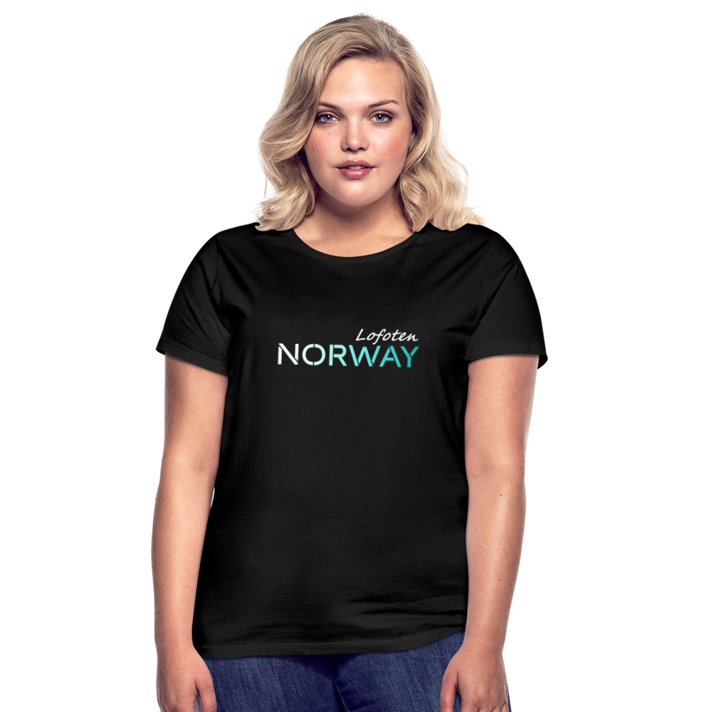 Frauen LOFOTEN T-Shirt - Schwarz