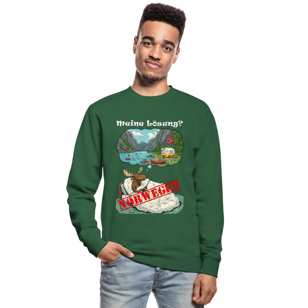 Unisex Pullover Meine Lösung - Grün