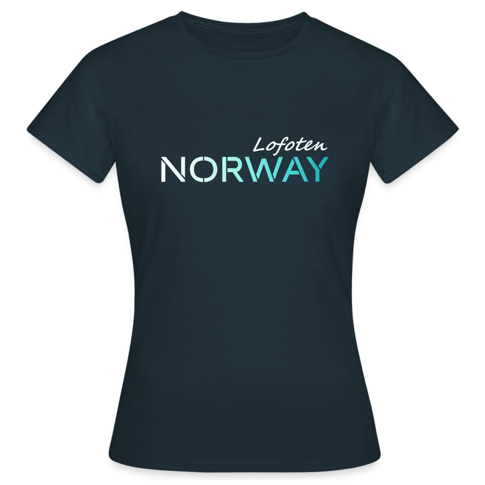 Frauen LOFOTEN T-Shirt - Navy