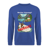 Unisex Pullover Meine Lösung - Royalblau