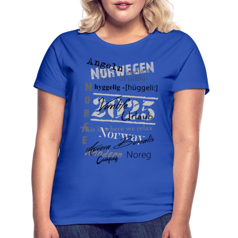 Frauen HYGGELIG T-Shirt - Royalblau