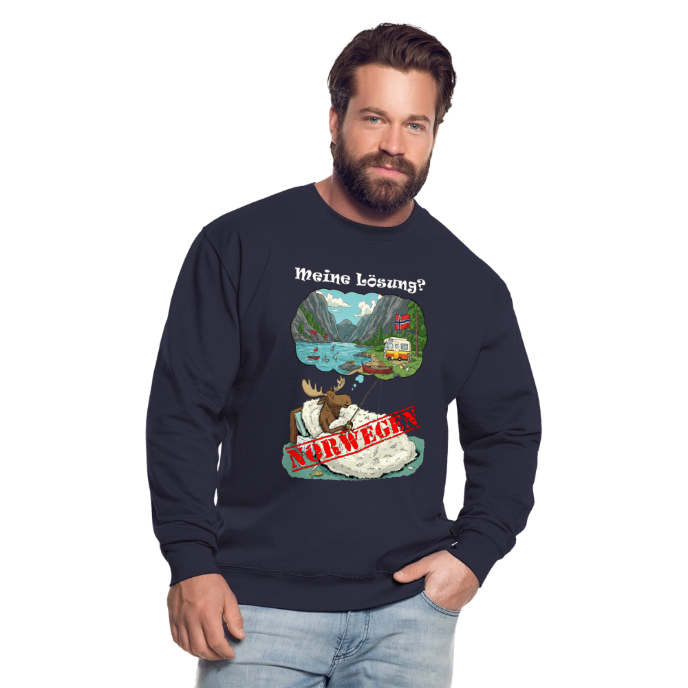 Unisex Pullover Meine Lösung - Navy