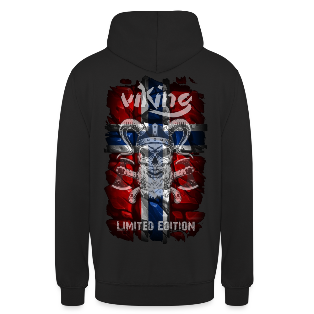 Unisex Hoodie Viking - Schwarz