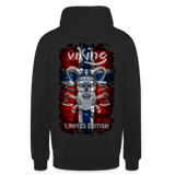 Unisex Hoodie Viking - Schwarz