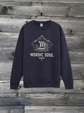 NORDIC SOUL Unisex Pullover | Skandinavien Sweatshirt | Wikinger Fjord Design