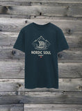 NORDIC SOUL Unisex T-Shirt | Wikinger Fjord Design Print | Norwegen Reise Shirt